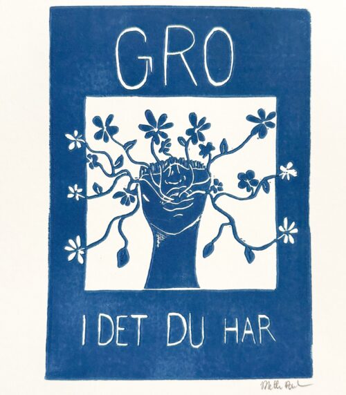 Mørk blå